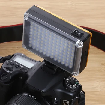 Prenosna LED Video Luč Foto Razsvetljava na nastavek Fotoaparata Zatemniti LED Lučka za Canon, Nikon, Sony Kamere DV DSLR