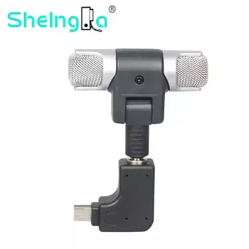 Profesionalno Snemanje Zvoka Zunanji Stereo Mikrofon, Adapter Standardni Okvir Ohišje za Gopro Hero 4/3+/3 Kamera Mikrofon