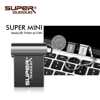 Prvotne SanDisk USB 2.0 super Mini Pen Drive 32GB 64GB 16GB USB Flash Drive, Pomnilniško kartico memory Stick U Disk, USB Ključ Pendrive za PC