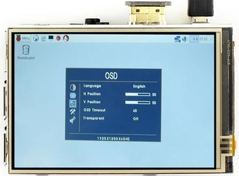 Raspberry Pi 3,5-palčni HDMI LCD zaslon na dotik, 3,5-palčni zaslon 60 fps 1920*1080 IPS