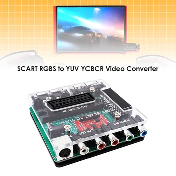 RetroScaler SCART RGBS, da YUV YCBCR Video Pretvornik za DC Dreamcast Mega Drive SFC PS2 Konzole Retro Igre, + 12v AC/DC Adapter