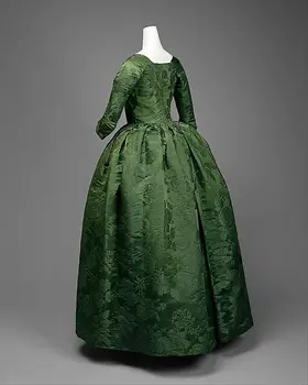 Revolucija je gruzijska Viktorijanski dobi Žogo Obleke/Letnik kostum 18. stoletja rokoko oblačenja noša Marie Antoinette zelena obleka