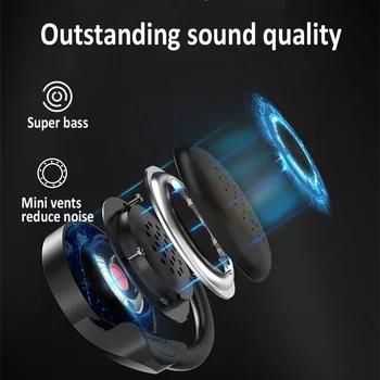 S21 Bluetooth V5.0 Slušalke 3D Stereo Šport Brezžične Slušalke z Dvojno Mikrofon 16 ur glasbe čas udobno slušalke