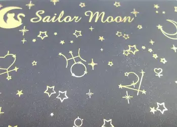 Sailor Moon Pozlačenega Zvezek Black Zvezek List Cosplay Anime Odraslih Knjiga Študent Ljubitelje za Šolsko Božično Darilo