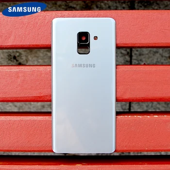 Samsung Original Zadnji pokrov steklen Pokrov Za Samsung Galaxy A8 2018 Različica SM-A530F SM-A530N Stanovanj Hrbtni Pokrovček Telefona