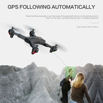Smart XS812 GPS 5G WiFi FPV S 4K FHD Fotoaparat 18mins Letenja Zložljive RC Brnenje Quadcopter RTF Otroci Rojstva Darilo