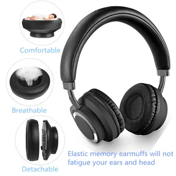 SODO SD-1005 Bluetooth Slušalke Na Uho Žične Brezžične Slušalke Bluetooth 5.0 Stereo Slušalke z Mikrofon Podpira TF Kartice
