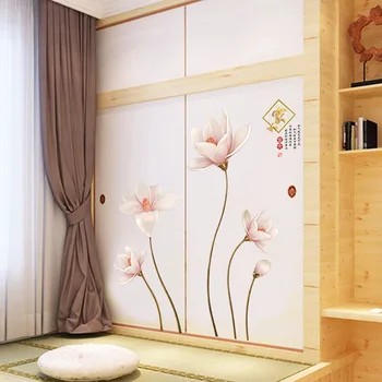 Sodobni Kitajski Stil Dekoracijo Stene Decals je TV Ozadju Zidana Stenske Nalepke Doma Dekor dnevno Sobo, Nalepke Muraux