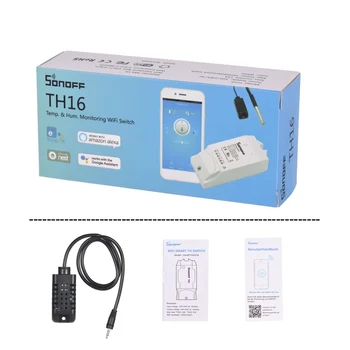 SONOFF TH16 15A 3500W smart termostat wifi termostat wifi Brezžično Smart Stikalo za Spremljanje Temperature in Vlažnosti Avtomatizacije Kit