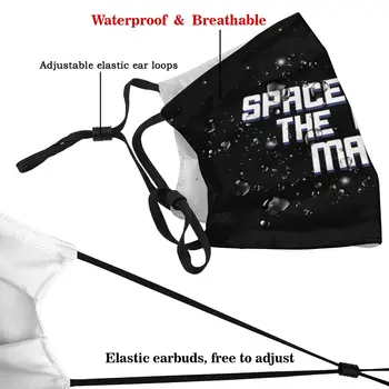 Spaceballs Usta Masko Kakovost Tiskanja Anti Bakterijsko Meglica Zaščitni Pokrov Respirator Žarilna