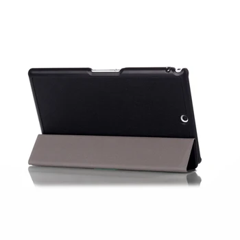 Stojalo Flip Folio Usnje Zaščitna torbica za Sony Xperia Z3 Kompaktno 8-palčni Tablični računalnik PU Usnje Stojalo Pokrov Zložljiva Primeru+film+pen