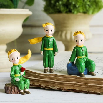 Strongwell Doma Dekor Miniaturni Model, Mali Princ Otrok Postelji Dekoracijo Dodatki Smole Slika Ornament Obrti