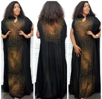 Super velikost Nove Afriške slog žensk Dashiki moda Vroče vaja dolgo obleko 838