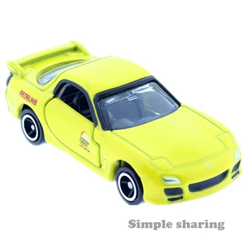 Takara Tomy Sanje Tomica Začetno D Otroške Igrače FD3S RX7 Mazda Avto Diecast Model Komplet Zbirateljskih Smešno Čarobno Otroci Lutke