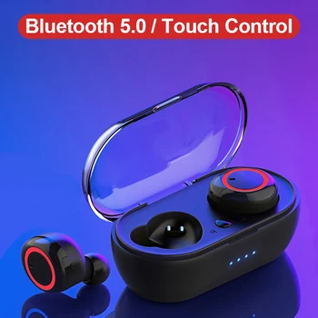 TEDEN V5.0 TWS Bluetooth Slušalke 3D Stereo Brezžične Slušalke Čepkov s Polnjenjem Polje Fone De Ouvido Bluetooth Dvojni Mikrofon
