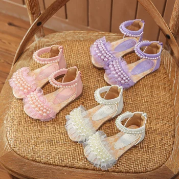 ULKNN Dekleta sandali 2020 poletje novo otrok princesa čevlji 1-3 let 9 otroške sandale malo dekleta plesne čevlje bela