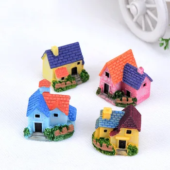 Umetni Vikend Hiša Mini Plovilo Miniaturni Pravljice Vrt Dom Dekoracija Hiše Mikro Krajinsko Dekor Oprema DIY