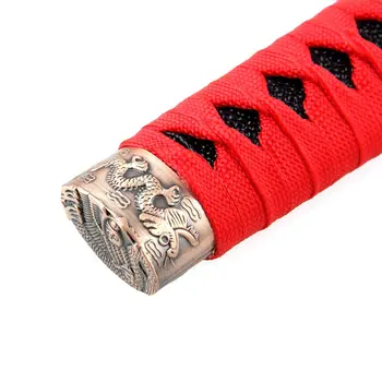 Univerzalni Samuraji Meč Prestavna Ročica Menjalnika Katana Kovinsko Črna+Rdeča 15 cm JDM