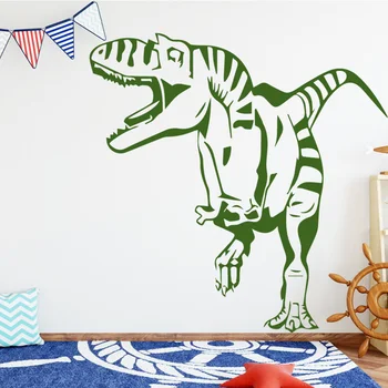 Ustvarjalnost Dinozaver Stenske Nalepke za Otroke Sobe Soba dekor Vinil freske Nepremočljiva zmaj vinilna nalepka dinosaure