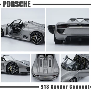 WELLY 1:24 Porsche 918 Spyder športni avto simulacije zlitine modela avtomobila obrti dekoracijo igrača zbirka orodij za darilo