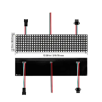WS2812B Prilagodljiv Pixel šahovnica z 8 × 8 16x16 8x32 SK6812 Individuell Adressierbare Digitale led-modul Panel Prilagodljiv DIY Zaslon Odbor 5