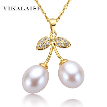 YIKALAISI Naravni biser obesek za ogrlico ženske white pearl obesek, srebro, nakit, Najboljše darilo vrh kakovosti za ženske
