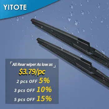 YITOTE Metlice Brisalcev vetrobranskega stekla za Hyundai i30 Fit Pritisni Gumb Roke / Kavelj Roke Model Leta od 2007 do 2017