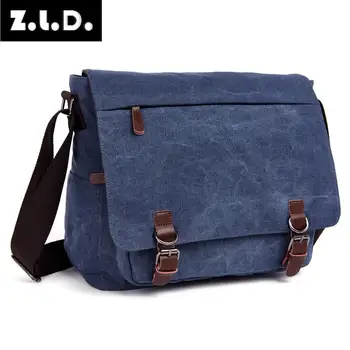 Z. L. D., Velike zmogljivosti, torba za Prosti čas diagonalno vrečko Enostavno platno vrečko Modni posel laptop torba Najstnik študent šolsko torbo