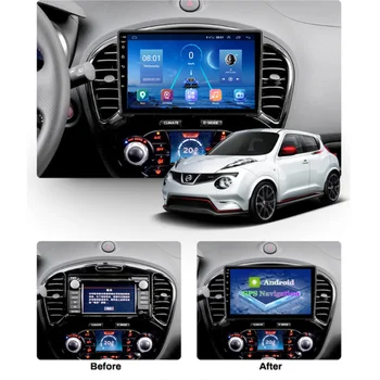 Za Nissan Juke Avto Radio 2004-2016 Večpredstavnostna Video Stereo CD Predvajalnik DVD-jev DSP Navigacija GPS 2 Din Android 9.0 Autoradio Carplay