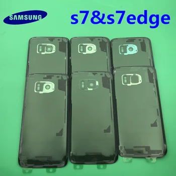 Zamenjava Izvirnega nov Zadnji Plošči Baterije Steklena zadnja Vrata Pokrovček Samsung Galaxy s7 G930 S7 rob G935 G935F/A/P/T+orodje