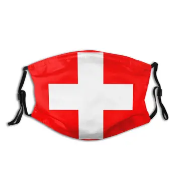 Zastavo Švica Večkratno uporabo Usta Masko s filtrom za Prah Masko za Zaščito Masko Respirator Usta Žarilna