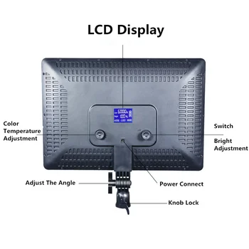 Zatemniti LED Video Luč ploskega Izpolnite Svetilko Z Daljinsko upravljanje Fotograranje LED Osvetlitev Plošče Za Živo Foto Studio