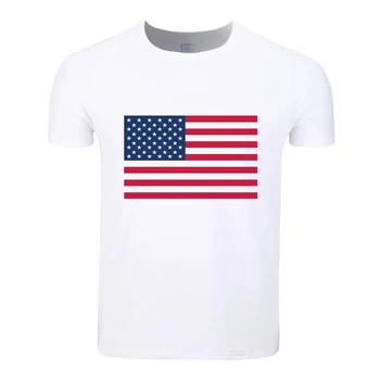 ZDA Ameriki Zastavo Bombaž Študentov Poletje T-Shirt po Meri Priložnostne Kratkimi Rokavi Moški Ženske Fantje Dekleta T Shirt Tees Otroci Tshirt