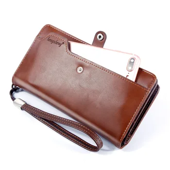 ŠT.ONEPAUL Novih Moških sklopka vrečko moške denarnice denarnica moška dolgo ameriški dolar posnetek multi-funkcijo mobilnega telefona vrečko zadrgo majhno torbico