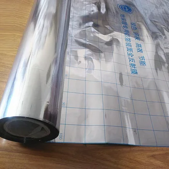 0.03 mm/0.06 mm Električno Talno Ogrevanje Sistem Aluminijasto Folijo Izolacije Visoke Kakovosti Zrcalni Odsev Film, 2m2/veliko