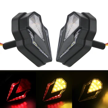 1 Par 12V Motocikel Signalna luč Motocikla Obrnite Signala, Kazalniki Luči Blinker Svetlobe Motoristična Oprema