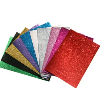 10 barv Glitters Pene Papir EVA Goba za Ozadje Krat scrapbooking Papir Plovila Udarec Žigosanje DIY Darilo Dekor 20*30 cm
