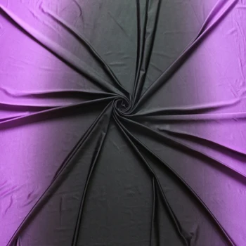 100*150 cm Vijolična Črna Vijolična Ombre plesti Tkanine, Poliester Spandex Tkanine Ples