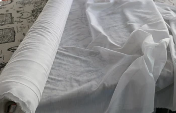 100 cm*140 cm Naravna svila/bombažne tkanine, čisto bela svila material za obleko oblog
