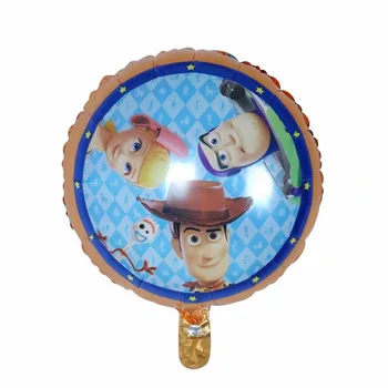 10pcs Igrača Folija Baloni 18 inch Cartoon Hero Woody Kapetan Buzz Kroglice Otroka Zgodba Rojstni Okraski Otroci Helij Globos