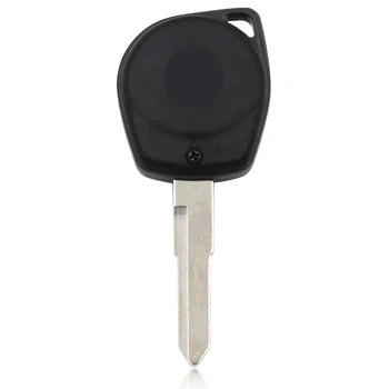 10pcs/veliko 2 gumb za daljinsko ključni fob lupini primeru za Suzuki Alto Ignis SX4 Swift Vagon R Splash HU133 rezilo z gumo gumb pad