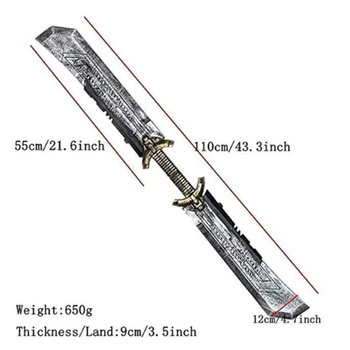 110 cm, Cosplay dvorezen meč LED Rokavice Film Vlogo Igrajo Model Slika Thunder Kladivo, Slika Model