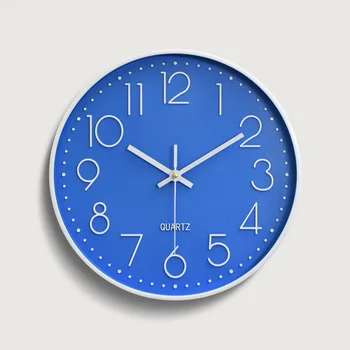 12-palčni Sodobne Tiho Stenska Ura Quartz Stenska Watch Ura 3D Konveksna Plastične Stenske Ure Domači Pisarni Božično Dekoracijo