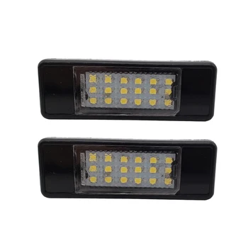 12V LED Številko registrske Tablice LightFor Peugeot 207 307 308 406 407 508 Citroen Berlingo C3 C4 C5 C6 5D