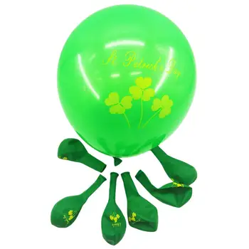 18pcs St. Patricks Day Detelja Latex Konfeti Helij Baloni Za Irskega Festivala Stranka Ozadju Dekoracijo Ustvarjalne Lucky Clover