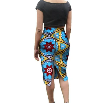 19Color Tradicionalne Afriške Tiskanja Krilo za Ženske Tulec Obleko Bombaž Dashiki Bogato Bazin 2020 Novo Afriki Oblačila M-6XL