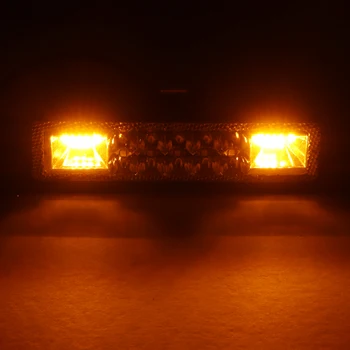 1pc 48W Strobe Flash Delo Svetlobe, LED Luči, Bar Bela Rumena Za ATV Offroad SUV motorno kolo, Tovornjak Priklopnika Avto Dodatki
