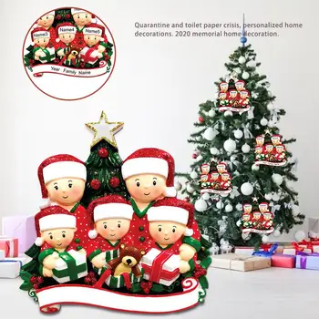 2020 Karanteno Rojstni dan Božično Dekoracijo za Dom Osebno Viseči Okras Stranka Santa Claus Obesek Socialne Oddaljujejo
