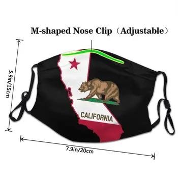 2020 Ženske Moški facemasks maske Kaliforniji Medved dihanje ponovno stroj nastavljiv bombaž za nego kože obraza ščit pod oči