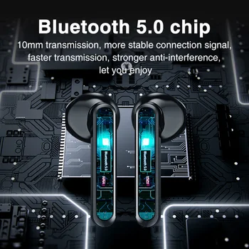 2021 novo brezžično šport 5.0 Bluetooth slušalke 6D stereo z mikrofonom touch kontrole TWS pk zraka 12 20 pro max